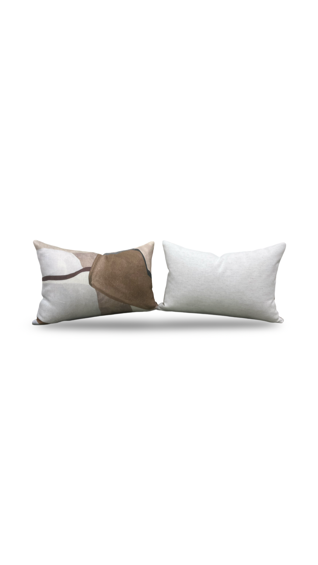 Lumbar Pillow Figura Ashlar 12x18" Knife Edge Cover