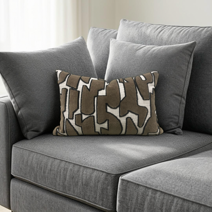 Lumbar Pillow Serac Elm 12x18" Knife Edge Cover