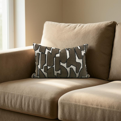 Lumbar Pillow Serac Elm 12x18" Knife Edge Cover