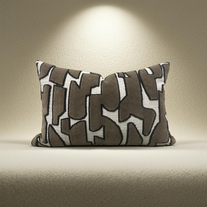 Lumbar Pillow Serac Elm 12x18" Knife Edge Cover