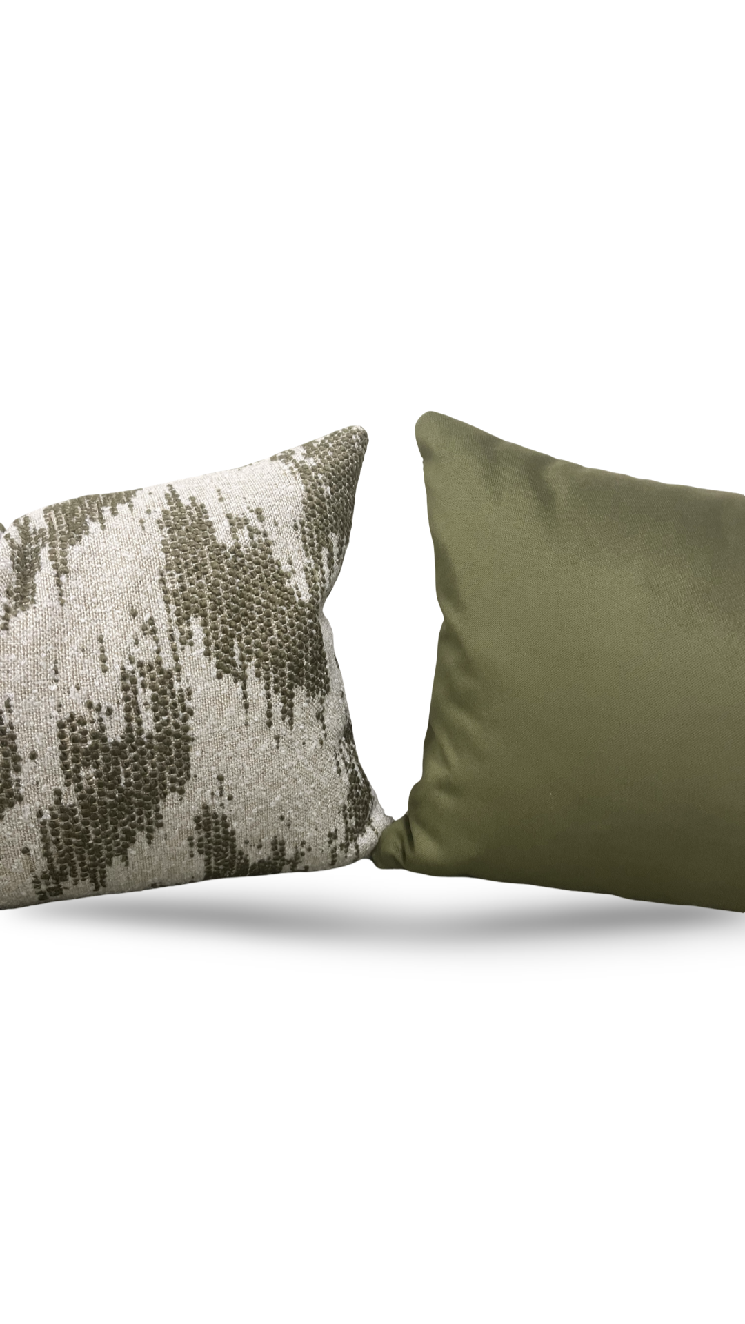Lumbar Pillow Zibar Elm 12x18" Knife Edge Cover by Villa Nova