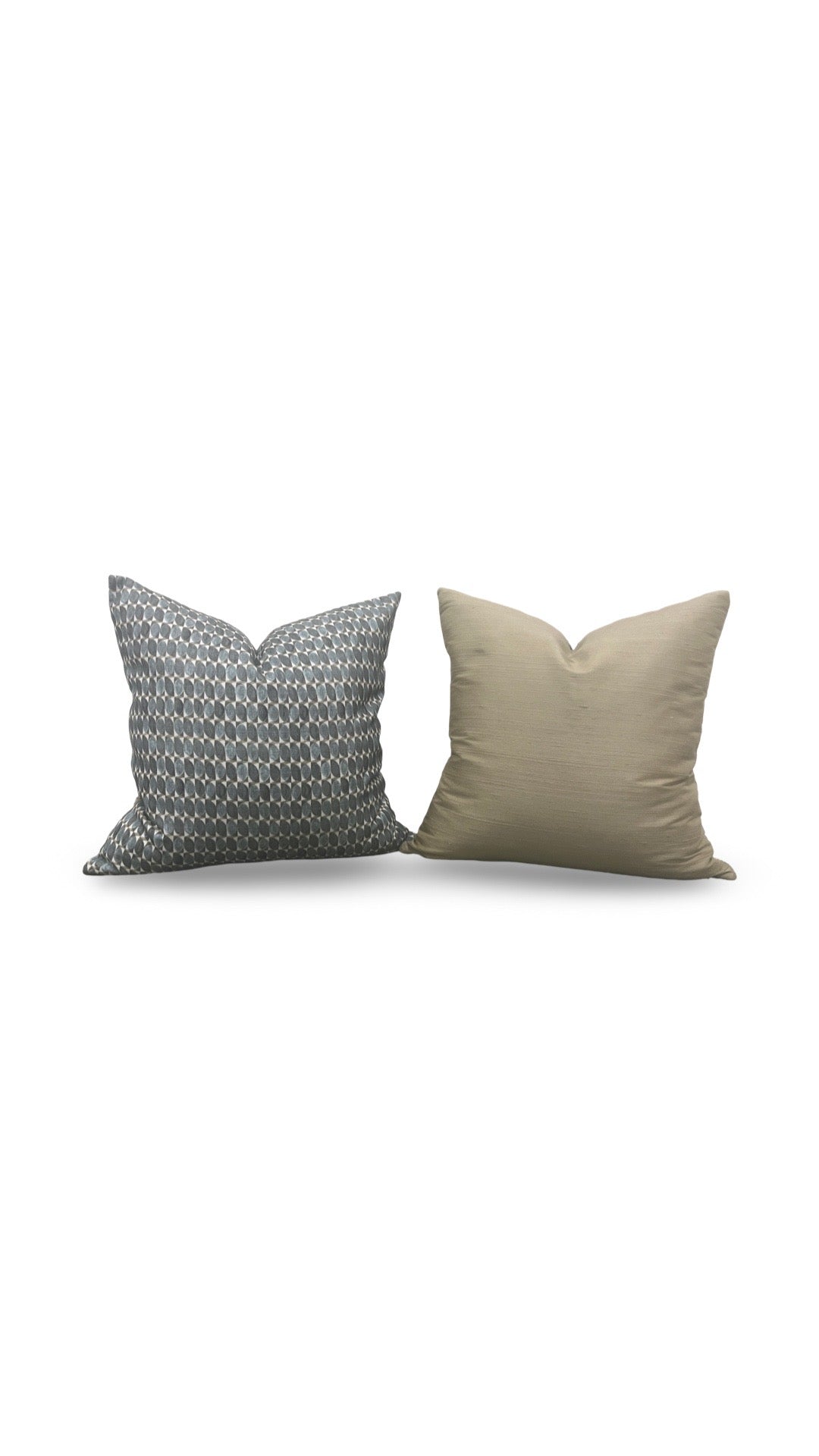 Decorative Pillow Adriatic Green Geometric 18x18" Knife Edge Cover