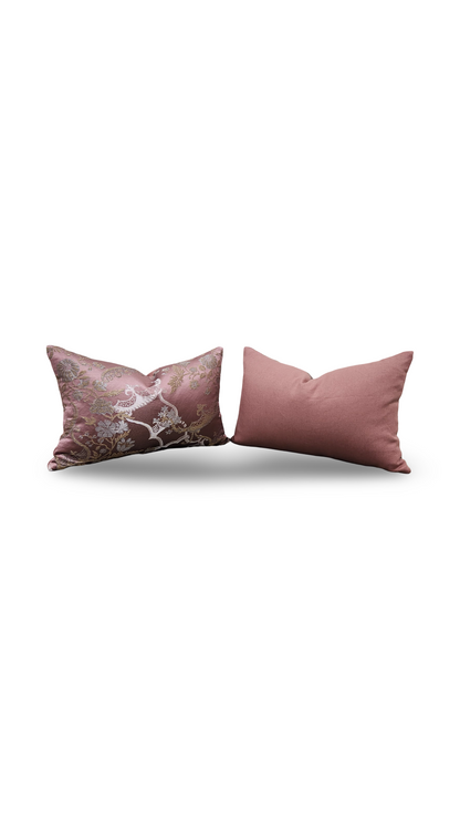 Rubelli Lumbar Pillow Madama Butterfly 12x18" Knife Edge Cover