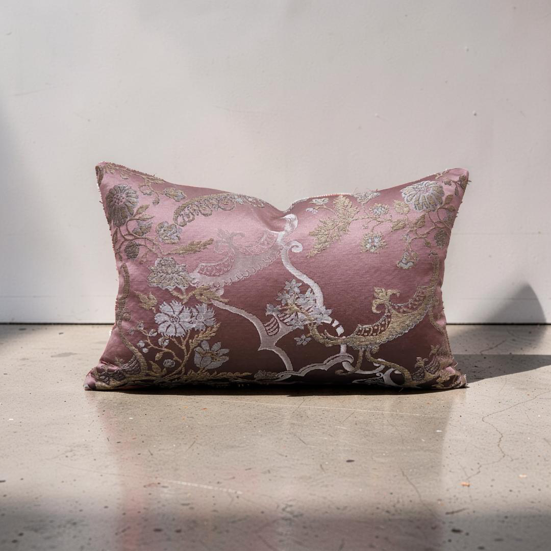 Rubelli Lumbar Pillow Madama Butterfly 12x18" Knife Edge Cover