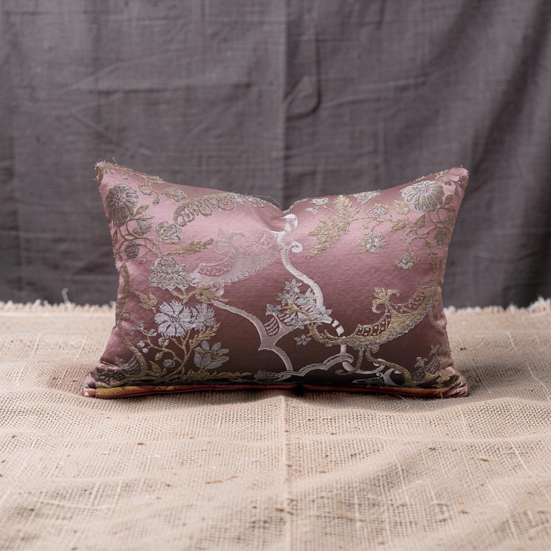 Rubelli Lumbar Pillow Madama Butterfly 12x18" Knife Edge Cover