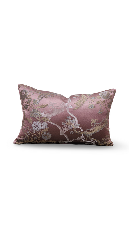 Rubelli Lumbar Pillow Madama Butterfly 12x18" Knife Edge Cover