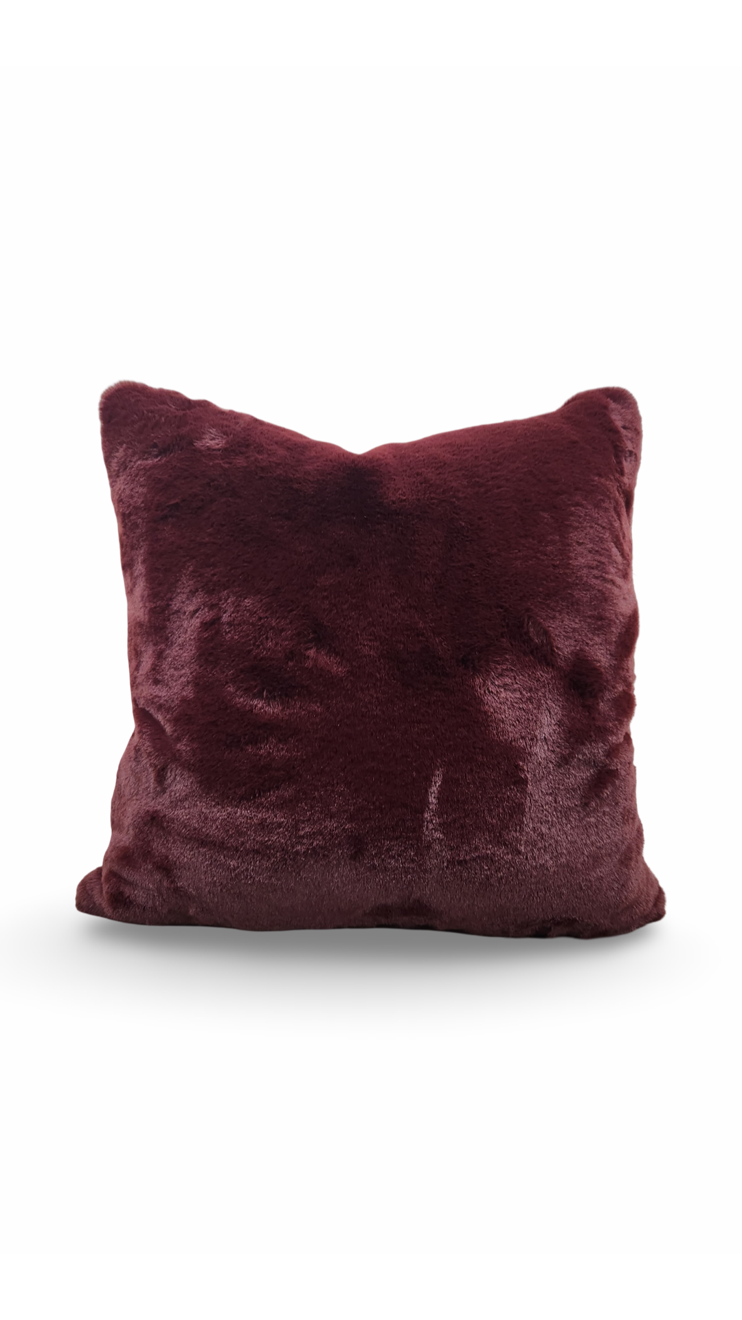 Faux Fur Decorative Pillow Dame Jane Port 20x20" Knife Edge Cover