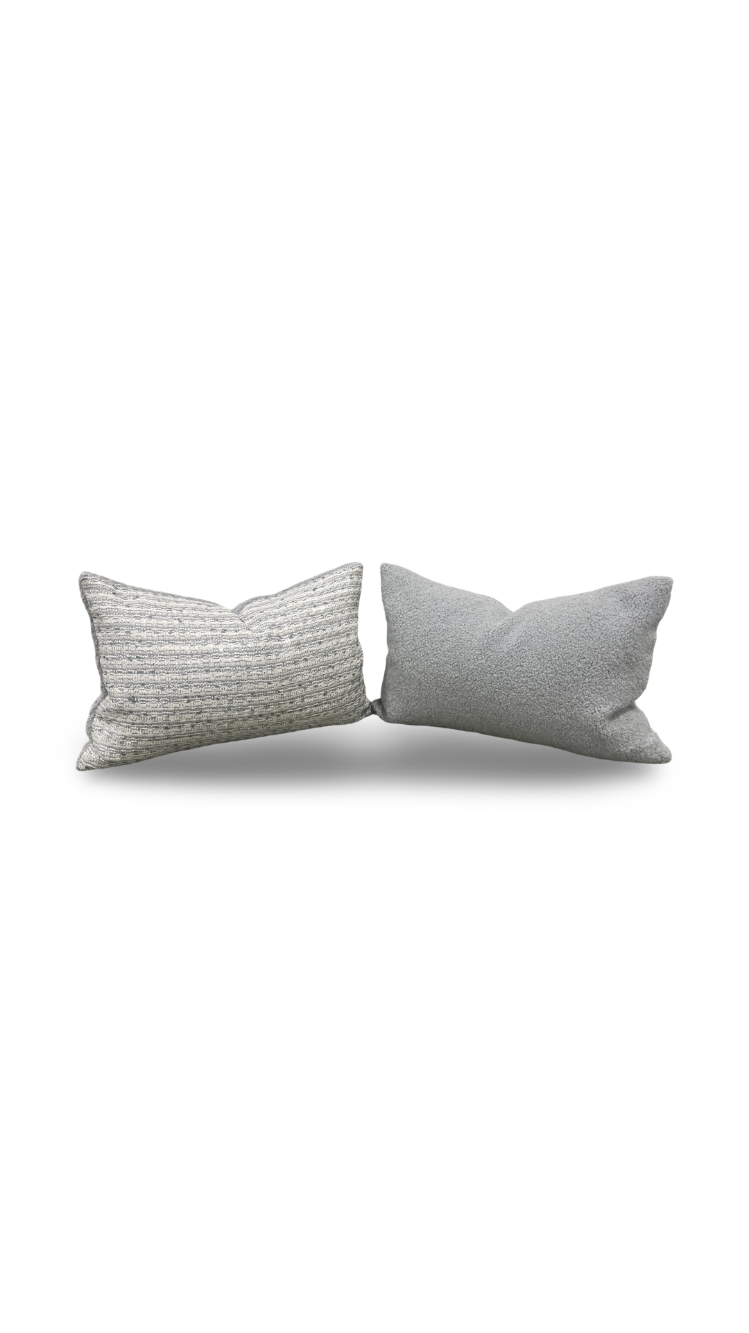 Burks Bluebell 12X18" Knife Edge Decorative Lumbar Pillow
