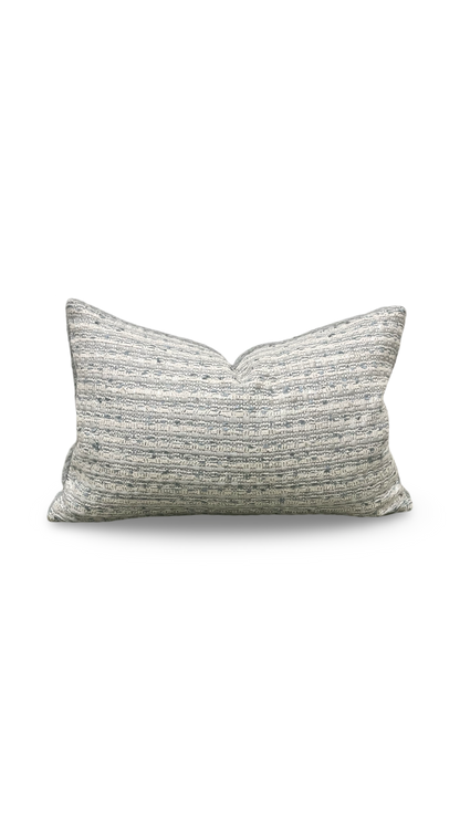 Burks Bluebell 12X18" Knife Edge Decorative Lumbar Pillow