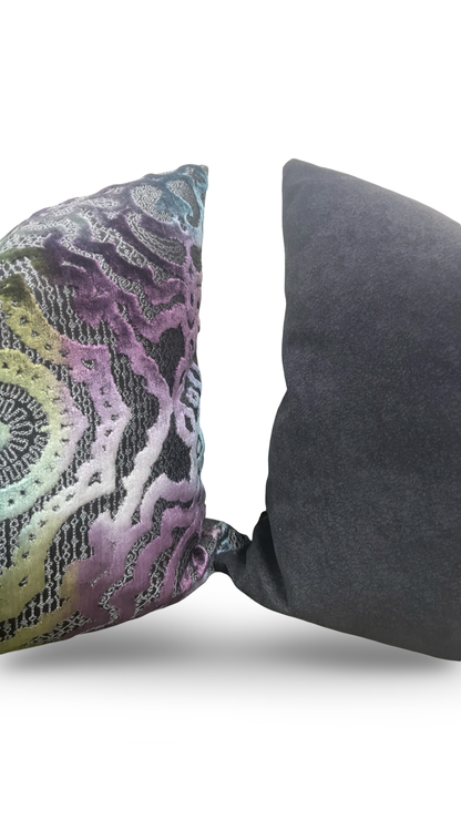 S Harris Fantasia 20x20" Knife Edge Decorative Throw Pillow