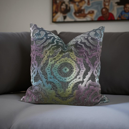 S Harris Fantasia 20x20" Knife Edge Decorative Throw Pillow