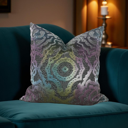 S Harris Fantasia 20x20" Knife Edge Decorative Throw Pillow