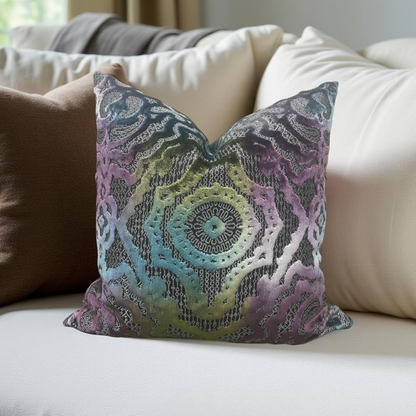 S Harris Fantasia 20x20" Knife Edge Decorative Throw Pillow