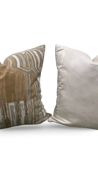 Decorative Pillow Kiva Tigers Eye Tourmaline -  20x20" Knife Edge Cover