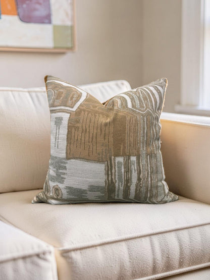 Decorative Pillow Kiva Tigers Eye Tourmaline -  20x20" Knife Edge Cover
