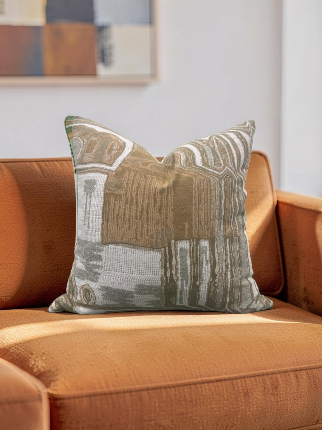 Decorative Pillow Kiva Tigers Eye Tourmaline -  20x20" Knife Edge Cover