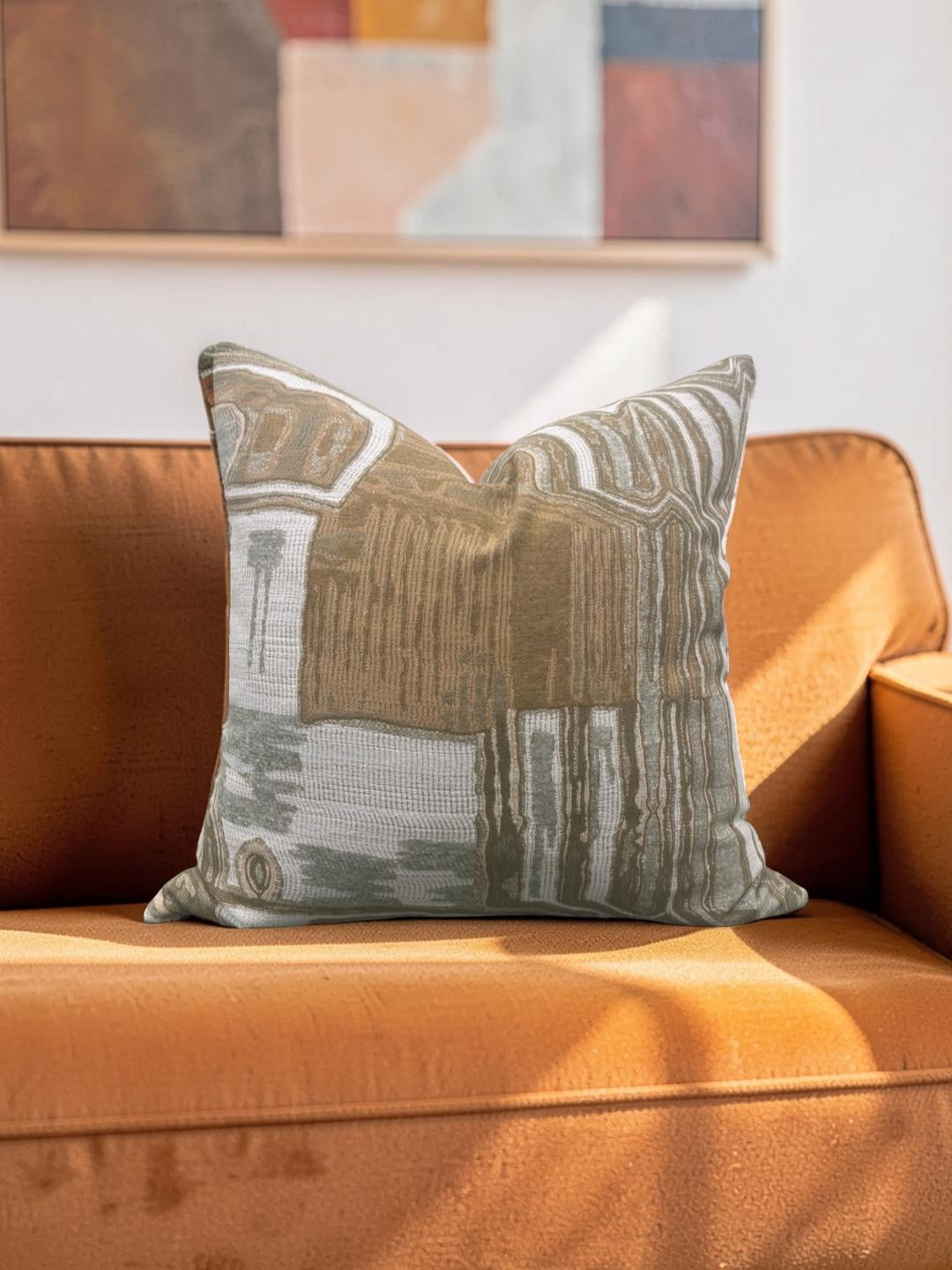 Decorative Pillow Kiva Tigers Eye Tourmaline -  20x20" Knife Edge Cover