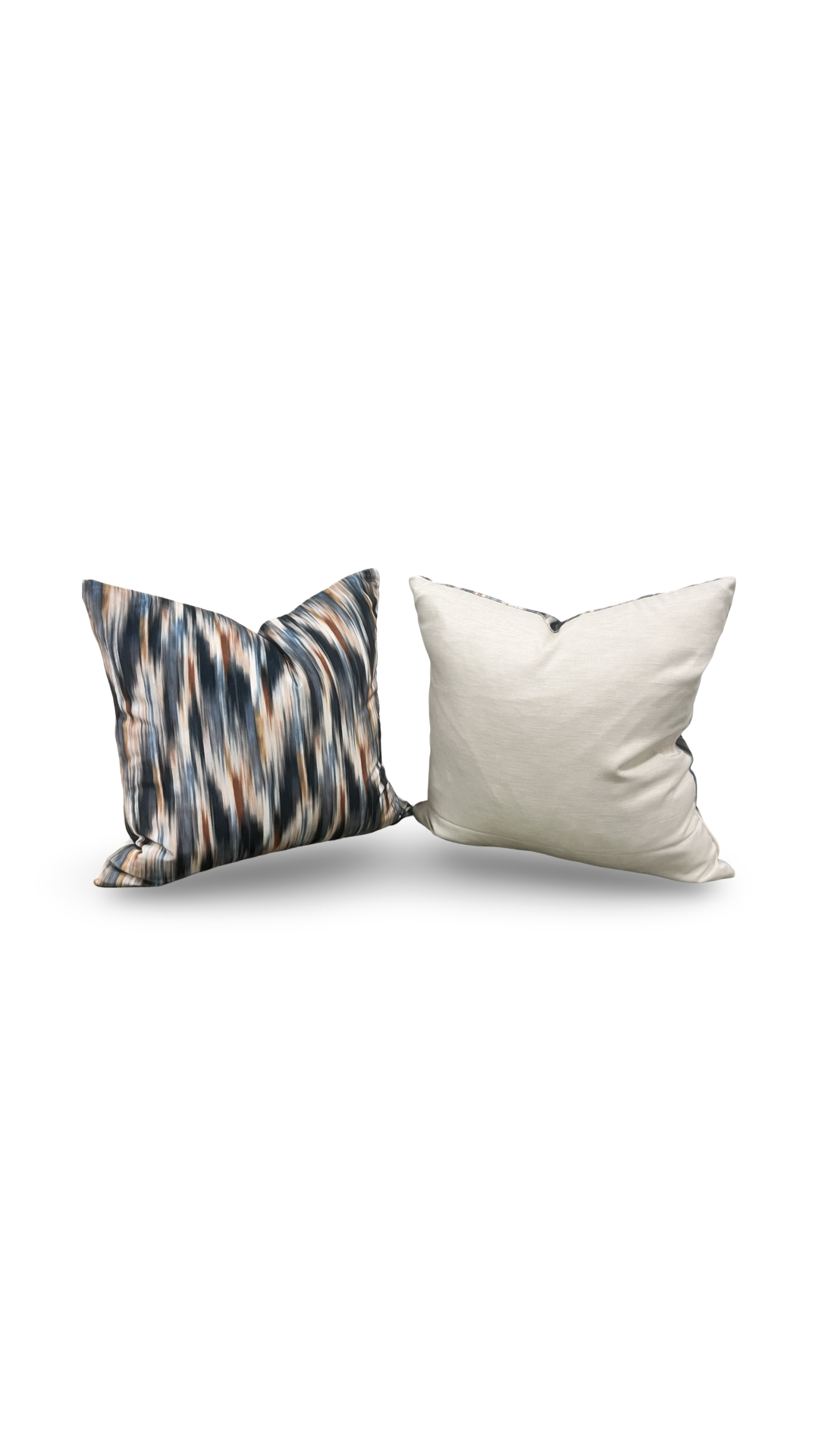 Melange Multi 18X18" Knife Edge Decorative Throw Pillow