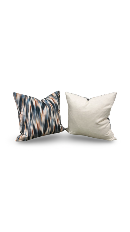 Melange Multi 18X18" Knife Edge Decorative Throw Pillow