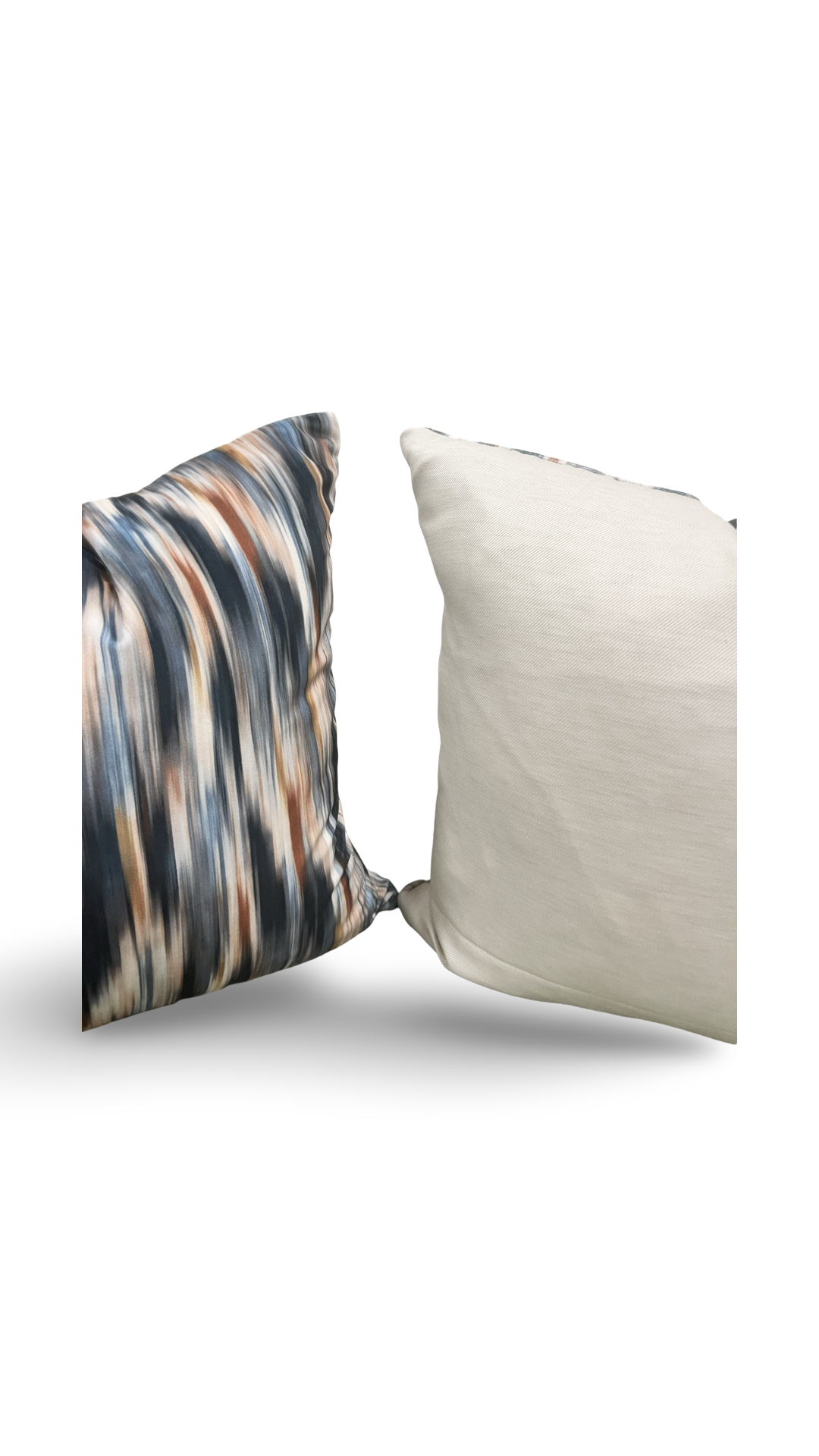 Melange Multi 18X18" Knife Edge Decorative Throw Pillow