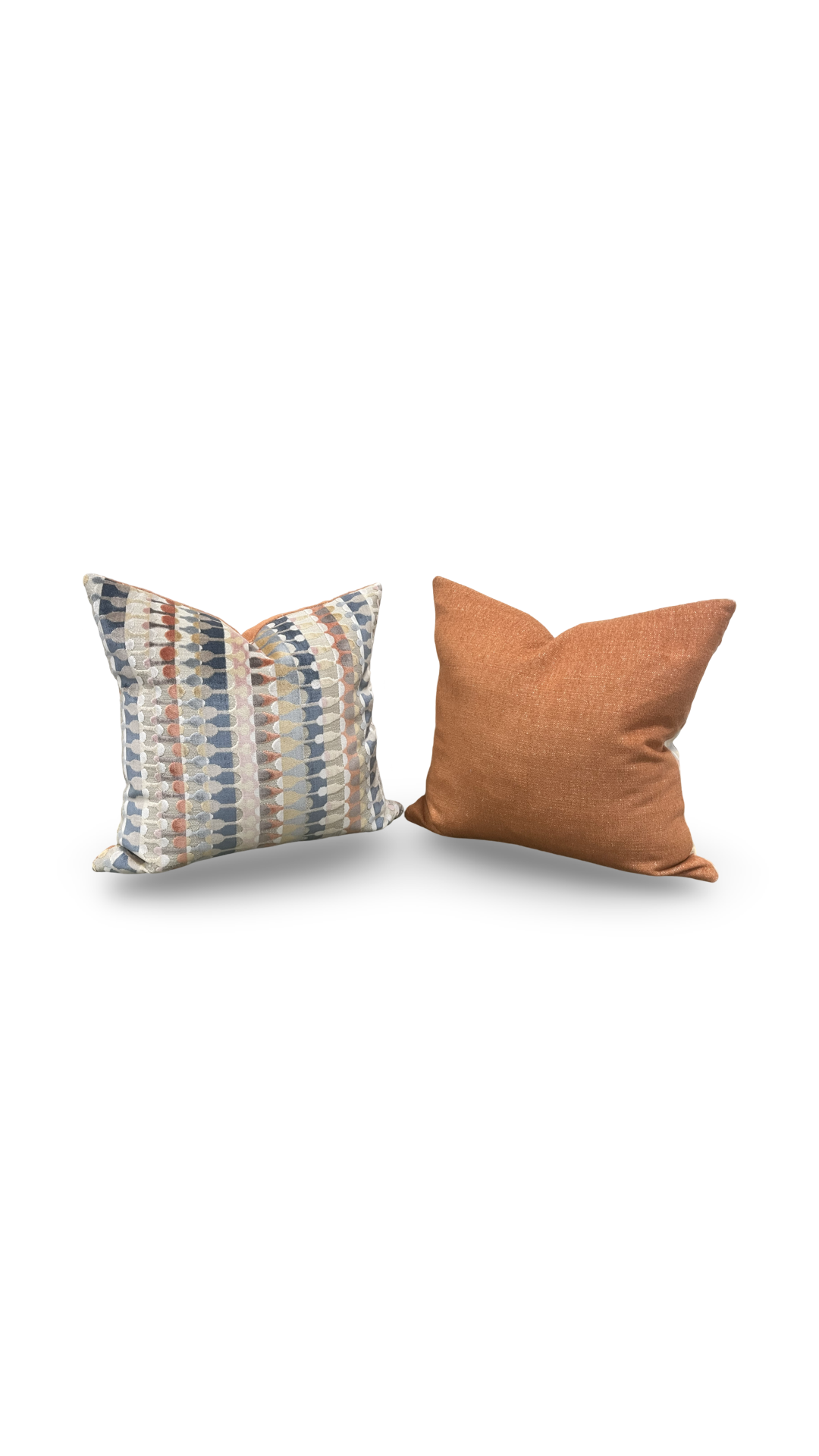 Orpheus Multi 18X18" Knife Edge Decorative Throw Pillow