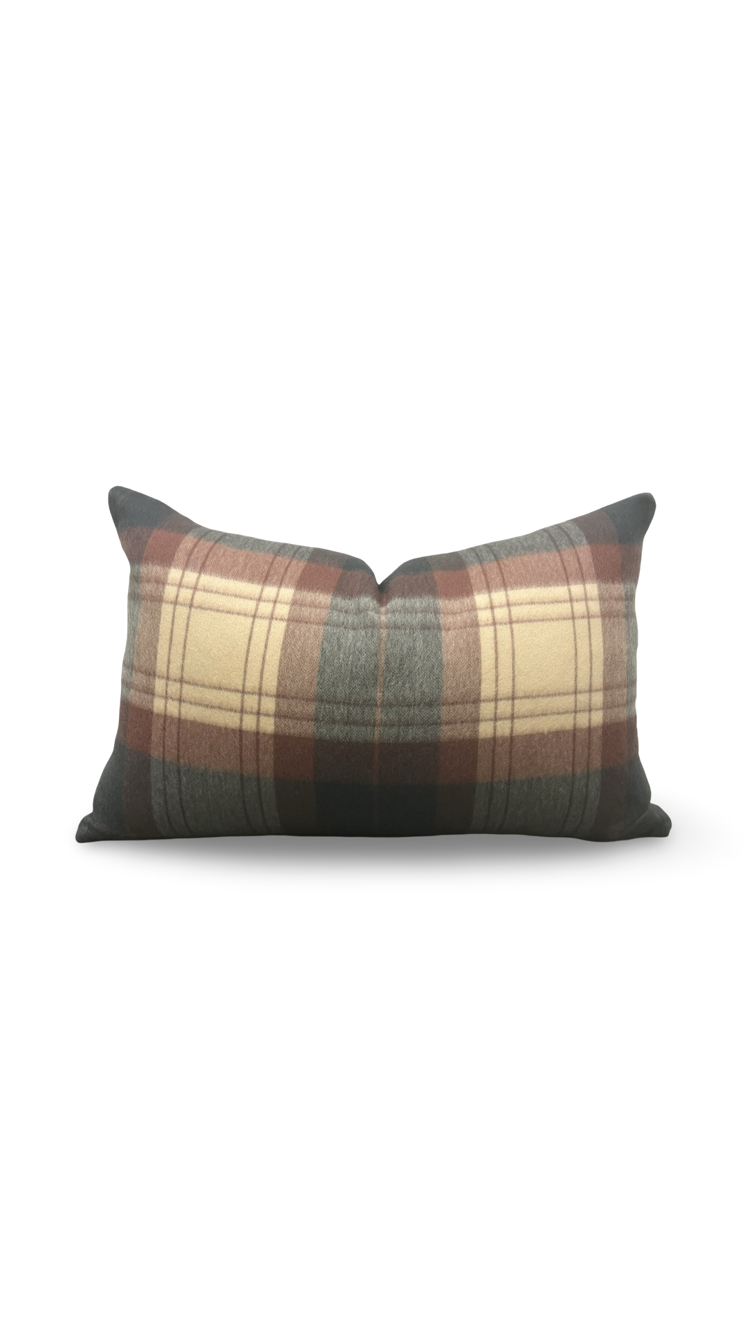 Sandra Jordan Lumbar Pillow Rosemary Armaretto 12x18" Knife Edge Cover