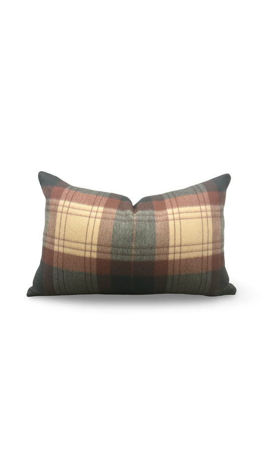 Sandra Jordan Lumbar Pillow Rosemary Armaretto 12x18" Knife Edge Cover