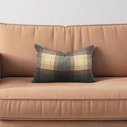 Sandra Jordan Lumbar Pillow Rosemary Armaretto 12x18" Knife Edge Cover