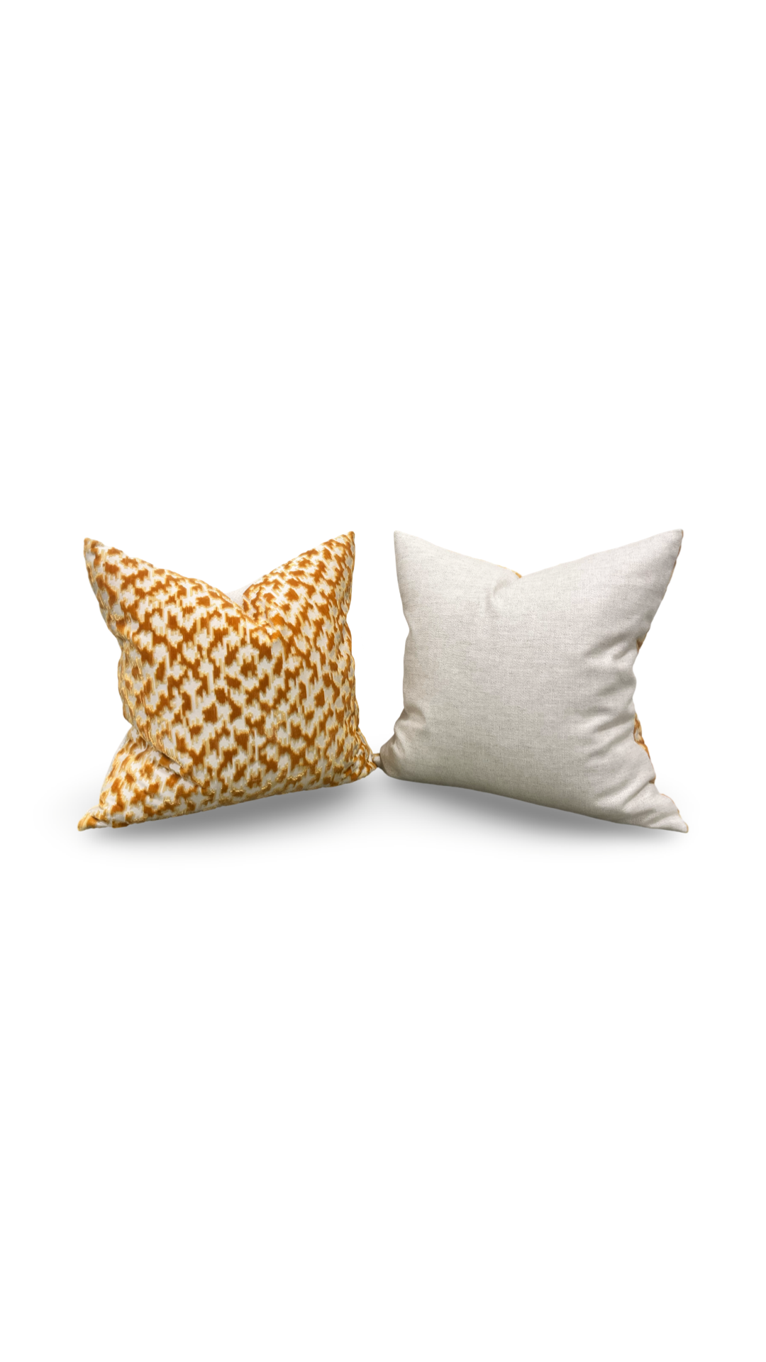 Boukhara Miel 20x20" Knife Edge Decorative Pillow