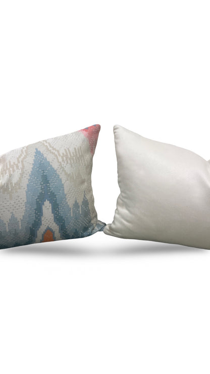 Scalamandre Lumbar Pillow Bargello Bloom 12x18" Knife Edge Cover
