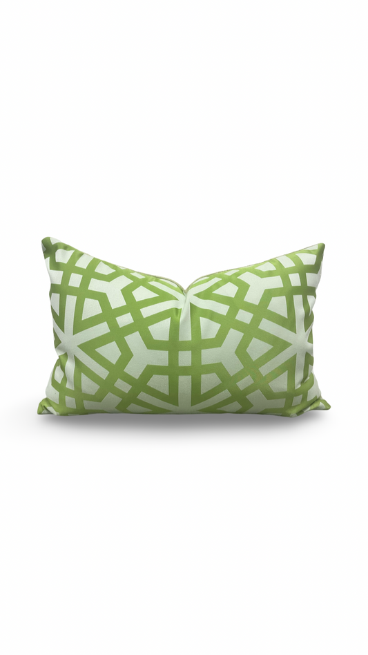 Lisbon Weave Palm 12X18" Knife Edge Decorative Lumbar Pillow