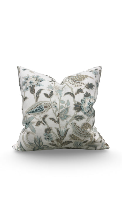 Schumacher Decorative Pillow Camberwell Vase 20x20" Knife Edge Cover
