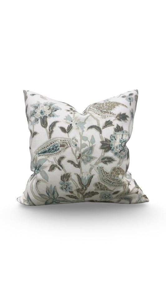 Schumacher Decorative Pillow Camberwell Vase 20x20" Knife Edge Cover