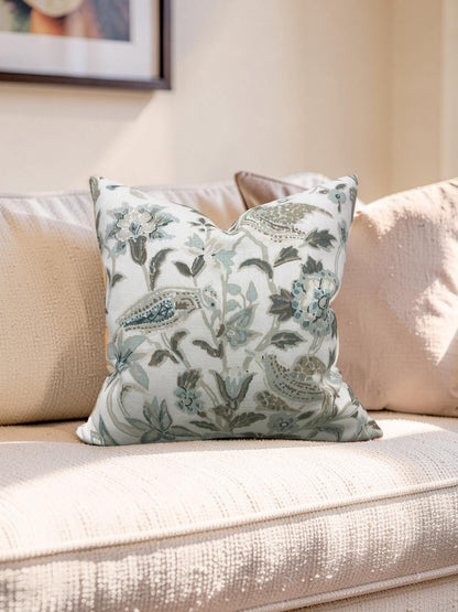 Schumacher Decorative Pillow Camberwell Vase 20x20" Knife Edge Cover