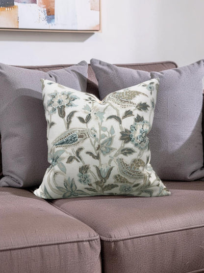 Schumacher Decorative Pillow Camberwell Vase 20x20" Knife Edge Cover