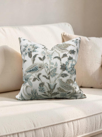 Schumacher Decorative Pillow Camberwell Vase 20x20" Knife Edge Cover
