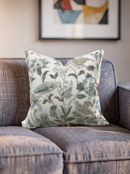 Schumacher Decorative Pillow Camberwell Vase 20x20" Knife Edge Cover