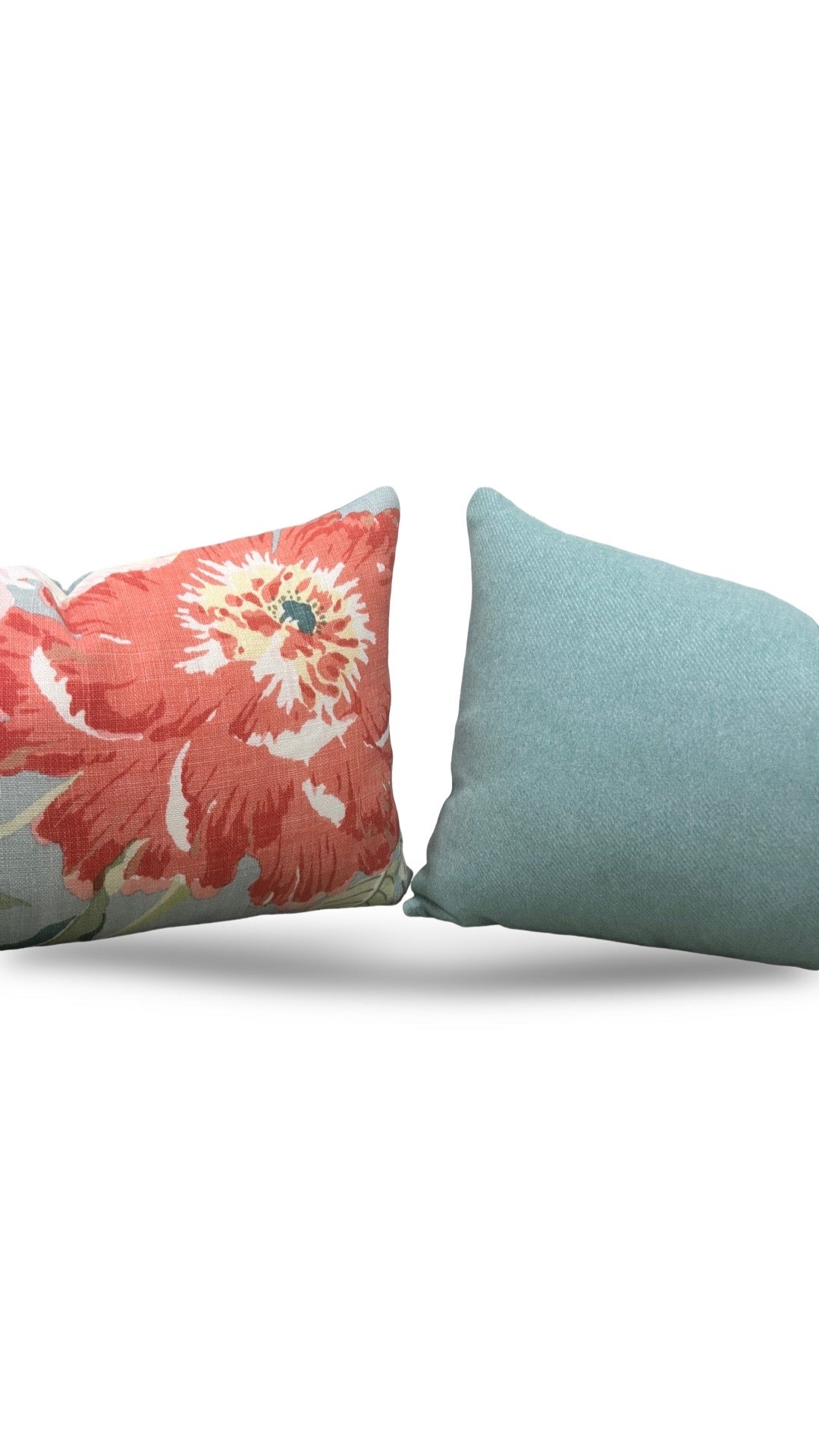 Schumacher Lumbar Pillow Enchanted Garden 12x18" Knife Edge Cover