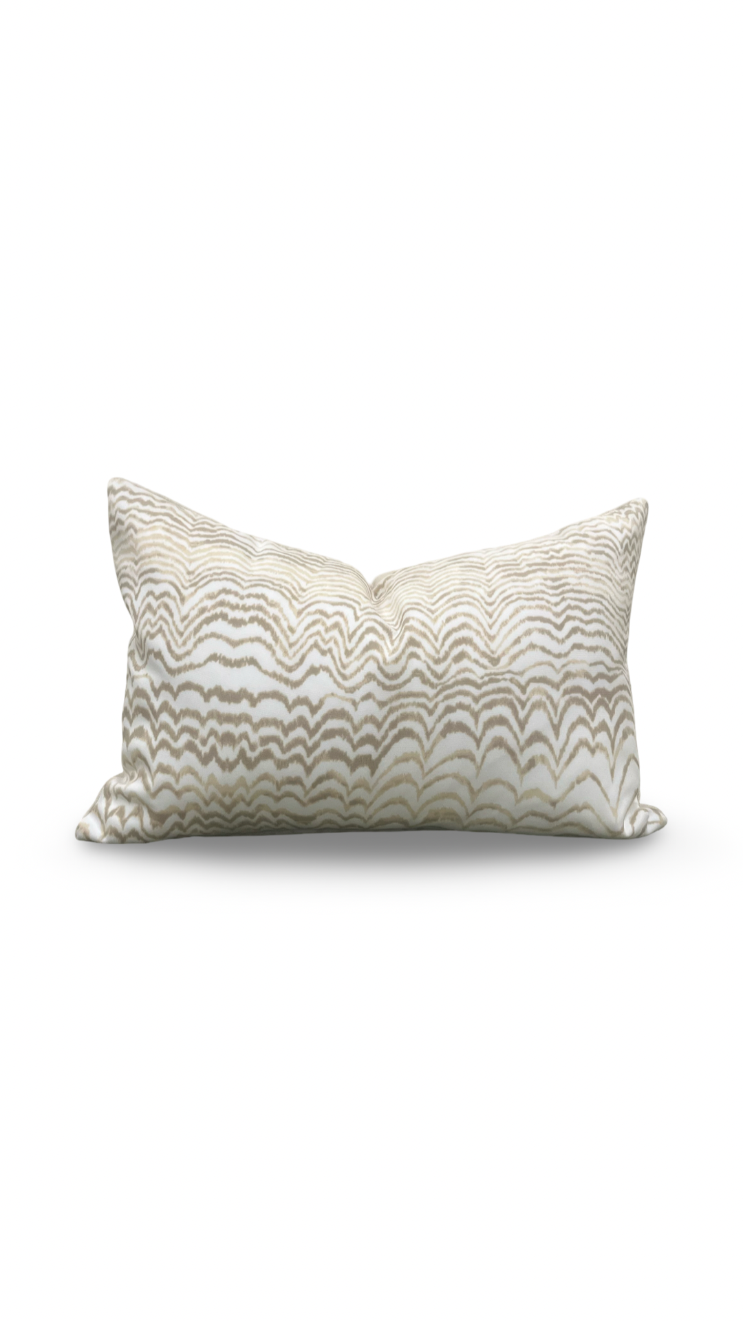 Schumacher Ink Wave 12x18" Knife Edge Decorative Lumbar Pillow