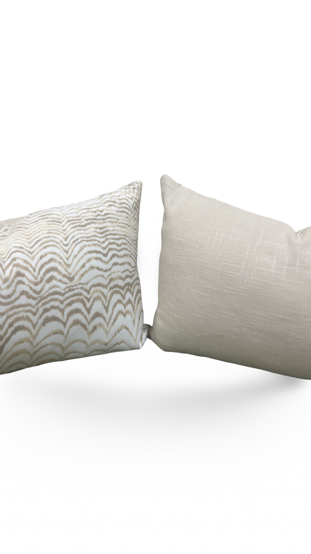 Schumacher Ink Wave 12x18" Knife Edge Decorative Lumbar Pillow