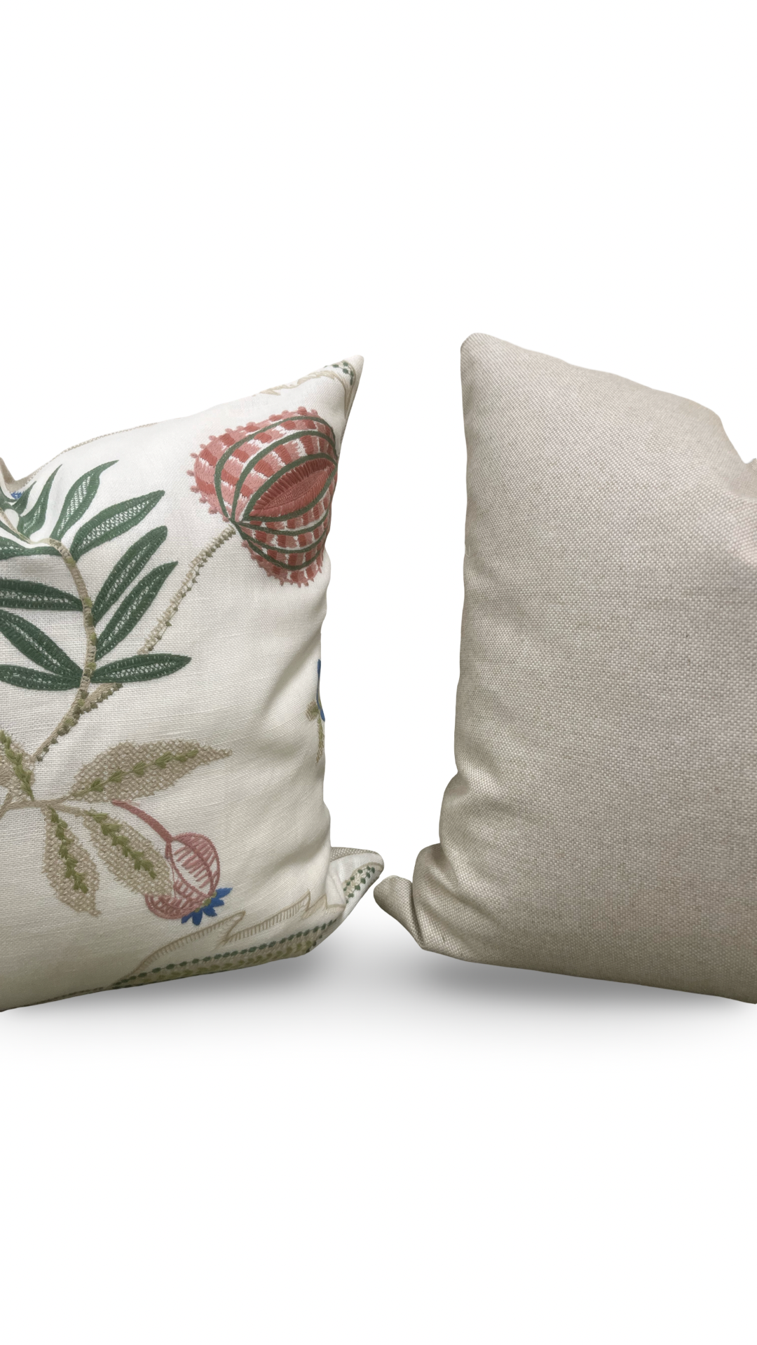 Stroheim Decorative Pillow Magalia Coral Bells 20x20" Knife Edge Cover