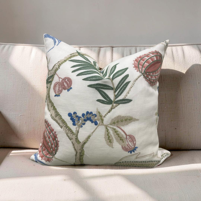 Stroheim Decorative Pillow Magalia Coral Bells 20x20" Knife Edge Cover