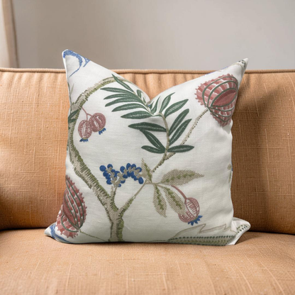 Stroheim Decorative Pillow Magalia Coral Bells 20x20" Knife Edge Cover