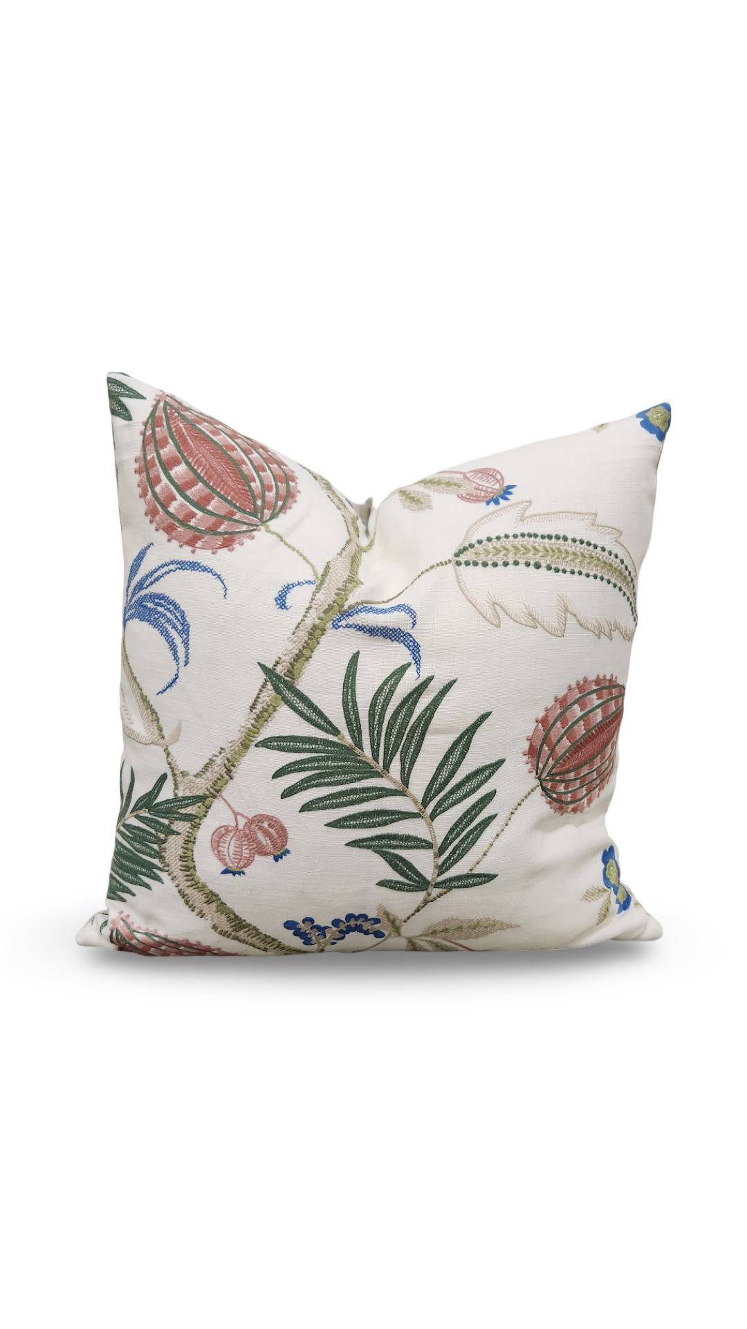 Stroheim Decorative Pillow Magalia Coral Bells 22x22" Knife Edge Cover