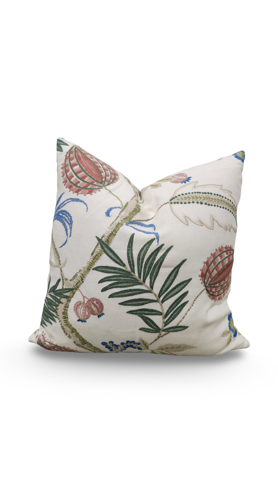 Stroheim Decorative Pillow Magalia Coral Bells 22x22" Knife Edge Cover
