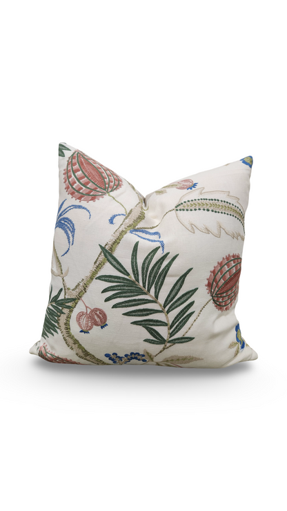 Stroheim Decorative Pillow Magalia Coral Bells 22x22" Knife Edge Cover