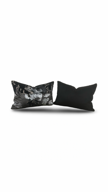 Abloom Shadow 12x18" Knife Edge Decorative Lumbar Pillow
