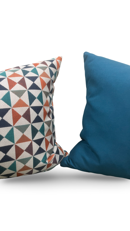Outdoor Decorative Pillow Array Caribbean Knife Edge Cover