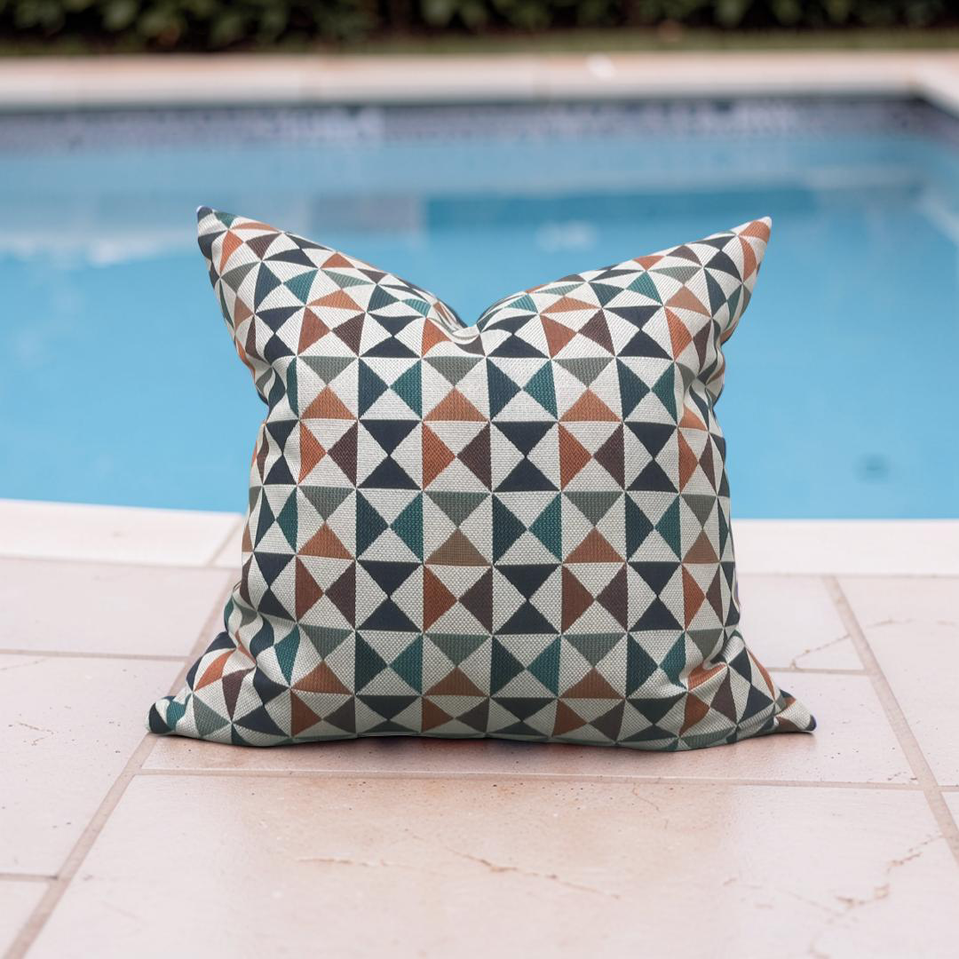 Outdoor Decorative Pillow Array Caribbean Knife Edge Cover