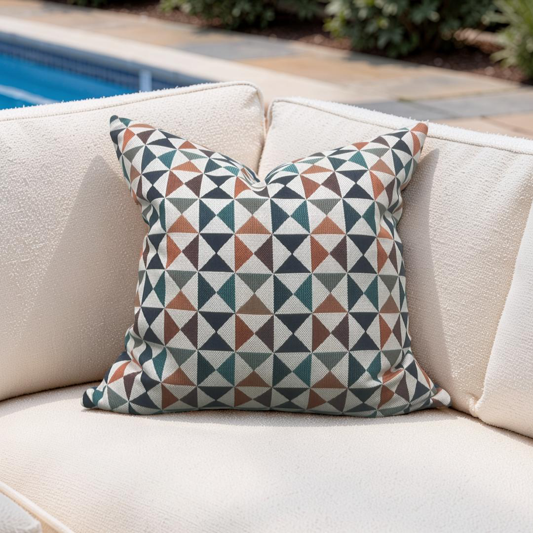 Outdoor Decorative Pillow Array Caribbean Knife Edge Cover